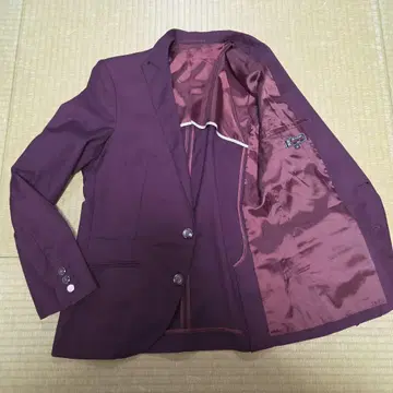 MICHELS KLEIN 테일러드 자켓 사이즈 48 보르도