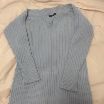 URBAN RESEARCH 리브 V넥 니트 원피스