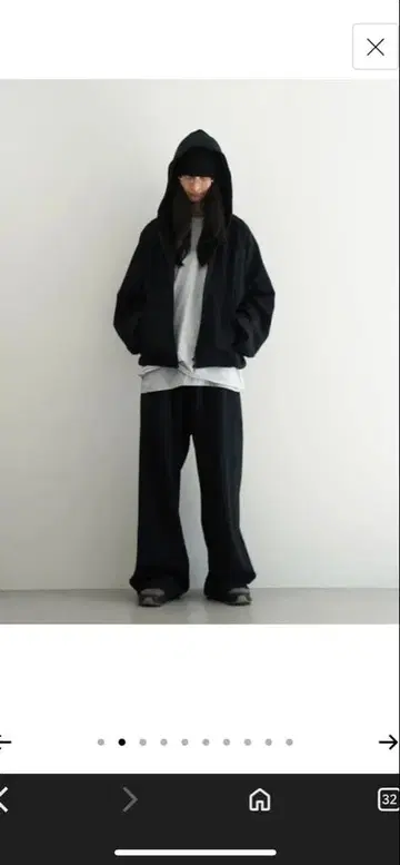 KAIKO Cloud parka 'BLACK'