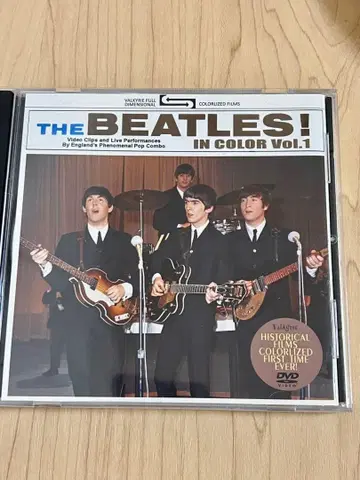 비틀즈 in 컬러 Vol.1 DVD 오비 포함