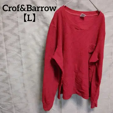 Crof&Barrow [ L ] 레드 슬리브 트레이닝복 루즈핏