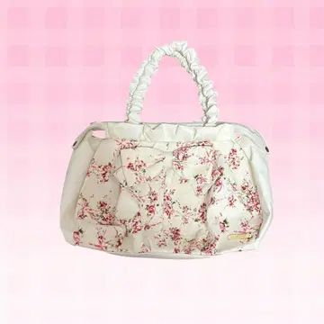 LIZ LISA 꽃무늬 리본 토트백 히메 스타일 히메 갸루 헤이세이