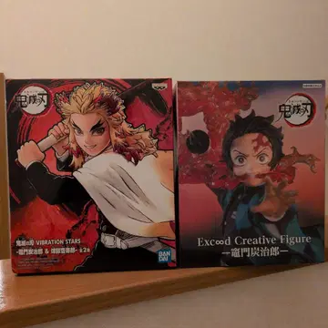 귀멸의 칼날 렌고쿠 쿄쥬로 & 카마도 탄지로 피규어 세트