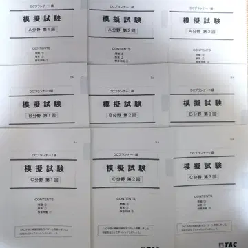 2025년 상반기 DC 플래너 1급 모의시험 TAC 세트