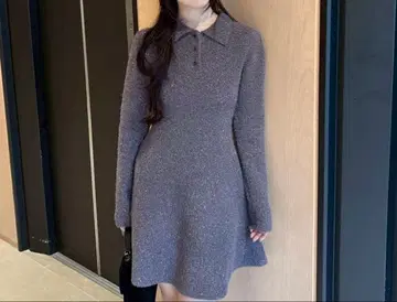 릴리 브라운 LILY BROWN 라메 니트 원피스