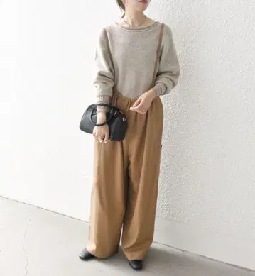 SHIPS any 울스텟드 이지 개더 살로펫 카멜