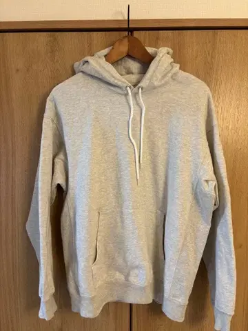 BEAUTY&YOUTH 그레이 후드 부착 후드티