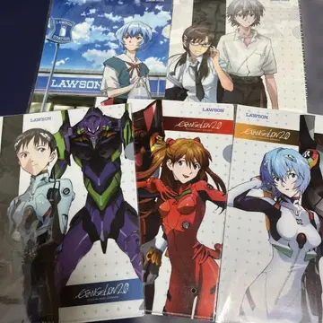 에반게리온 신극장판 공개 기념 캠페인 클리어 파일 전 5종 미개봉