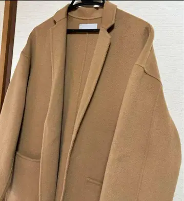 오드리앤존와드 더블 페이스 울 롱 코트