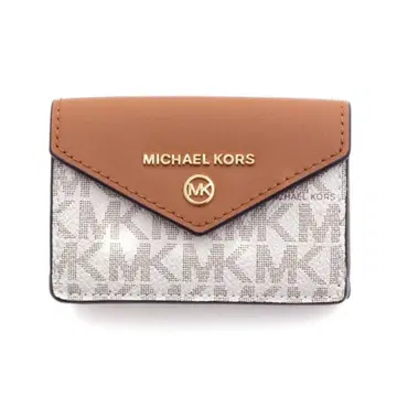 MICHAEL KORS 3단 폴더형 지갑 브라운/베이지