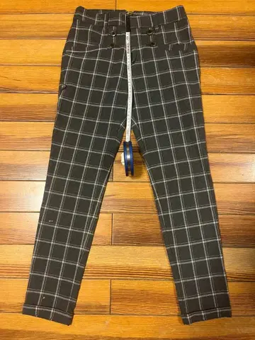 JACK BUNNY 체크 무늬 여성용 팬츠