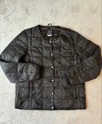TAION 블랙 다운 자켓 XL