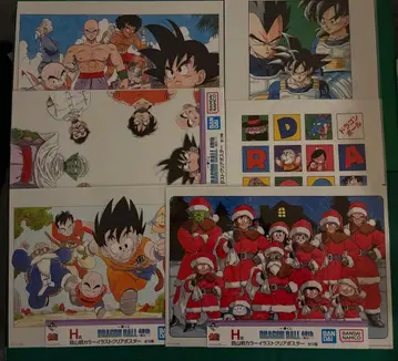 [ 6장 ] 제일복권 드래곤볼 40th 산타 코스튬 포스터 외