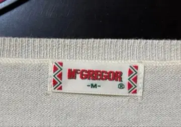 McGREGOR 여성용 가디건 M 사이즈 아이보리 택 포함 새상품