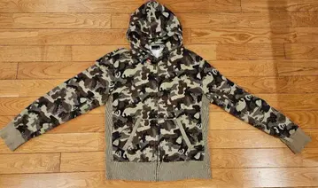 퀵실버 카모 패턴 후드티 M 사이즈 L 상당