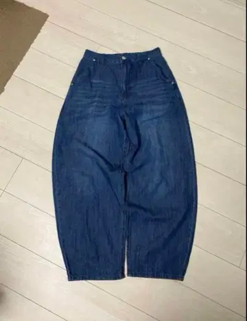 커브 팬츠 데님