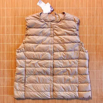 새상품 L 사이즈 워셔블 다운 베스트 이너 베스트 탑밸류