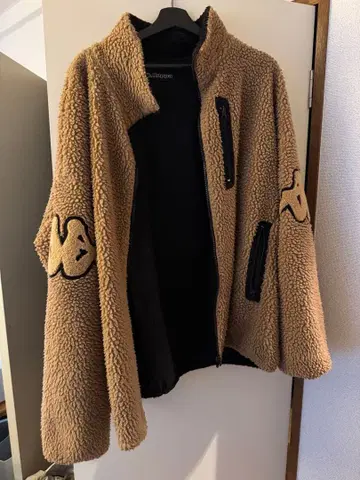 Kappa 베이지 플리스 자켓