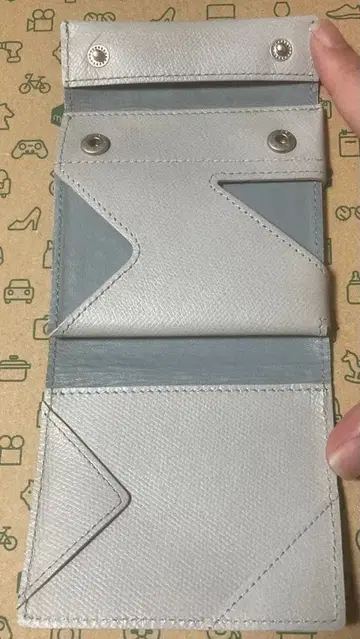 얇은 지갑 라이트 그레이 아브라사스 abrasus