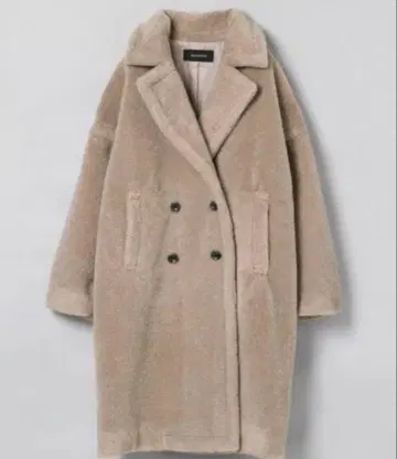 테디베어 코트 JEANASIS 보아 체스터 롱 코트 루즈핏