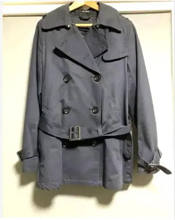 Johnbull 트렌치코트 더블 브레스트 벨트 라이너 포함