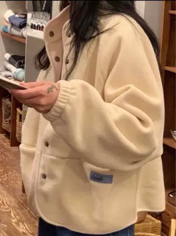 modest mood 플리스 자켓