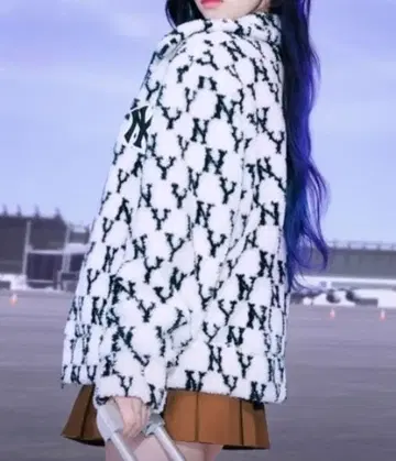 MLB Korea 보아 플리스 자켓 S 사이즈