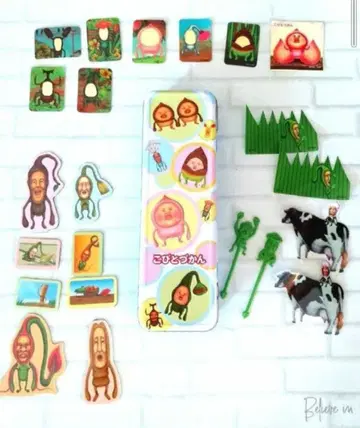 미사용 코비토즈칸 여러가지 세트 캔 펜 케이스 마그넷 씰 도시락 잡화