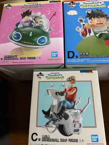 드래곤볼 제일복권 A상 손오공 & 치치 피규어와 C상 D상 덤 포함