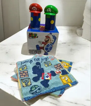 슈퍼 마리오 3D랜드 부메랑 마리오 핸드 타월 마리오 캔 세트