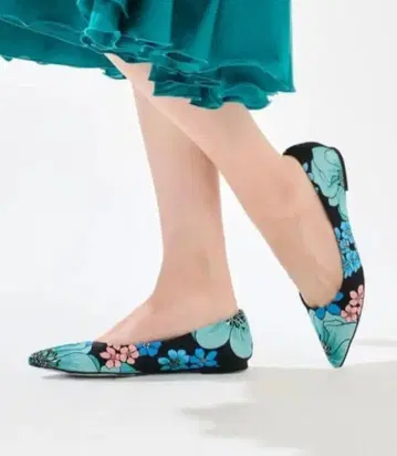 JENNE 포인트 발레 슈즈 펌프스 플랫슈즈