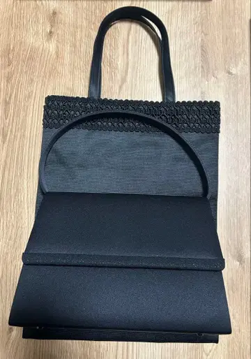 블랙 포멀 백 플랩식, 2세트