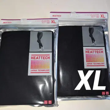 UNlQLO 히트텍 레깅스 10분 길이 XL 2장 Black