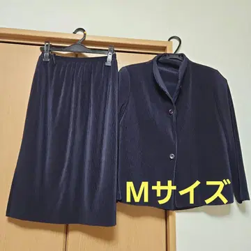 블랙 M 사이즈 스커트 셋업