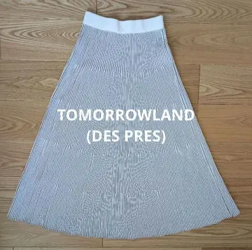 des pres TOMORROWLAND 니트 플레어 스커트