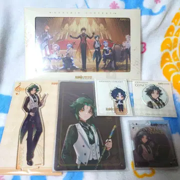 원신 쇼 콘서트 진세화장 아크릴 스탠드 캔뱃지 오케스트라