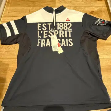 네이비 집업 셔츠 트리콜로르