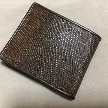 서비스 상품 리자드 가죽 접이식 지갑