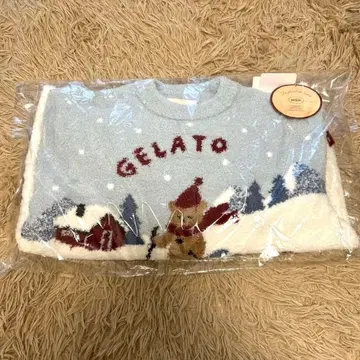 gelato pique [ HOLIDAY ] 스키 베어 자카드 풀오버