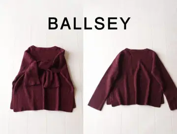 Ballsey 버건디 니트 S