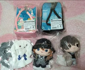 문호 스트레이독스 제비뽑기당 봉제 인형 나카하라 츄야 다자이 오사무 세트