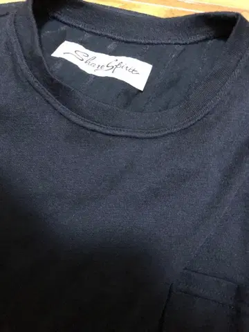 Share Spirit 블랙 롱 티셔츠 원피스