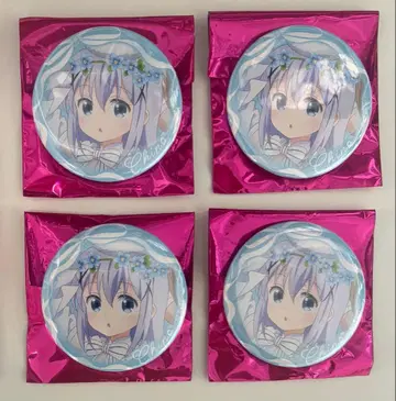 주문은 토끼입니까? tea talk party 2025 치노 캔뱃지 4개