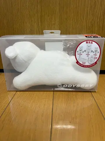 한정품 ODYSSEY 퍼터용 골프헤드커버 화이트 곰형