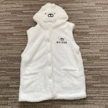 우사마루 베스트 후드 자켓 화이트 M~L 사이즈