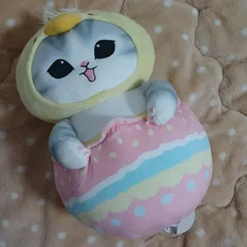 모후샌드 부활절냥 BIG 봉제 인형 포근포근 귀여워요