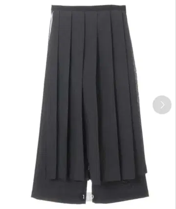 렐리타주 마르티니크 슬라브 오간자 2IN1 팬츠 블랙