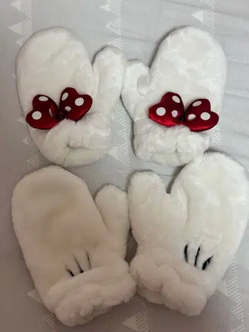 디즈니 미니 미키 장갑 미튼 성인용