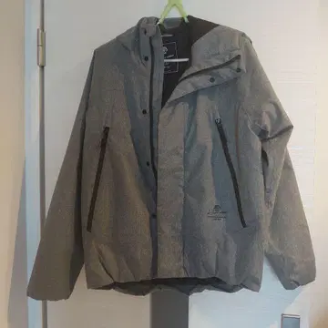 새상품급 워크맨 후드 부착 아우터 여성용 M 사이즈 그레이