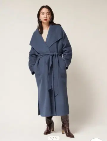 택 포함 미사용 새상품 FRAY I.D 프레이 아이디 리버 가운 코트